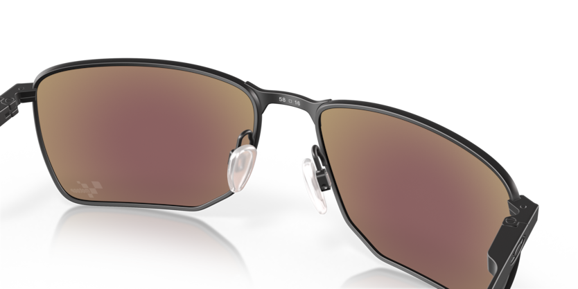 Oakley OO4142 Ejector Satin Black Rectangular Sunglasses