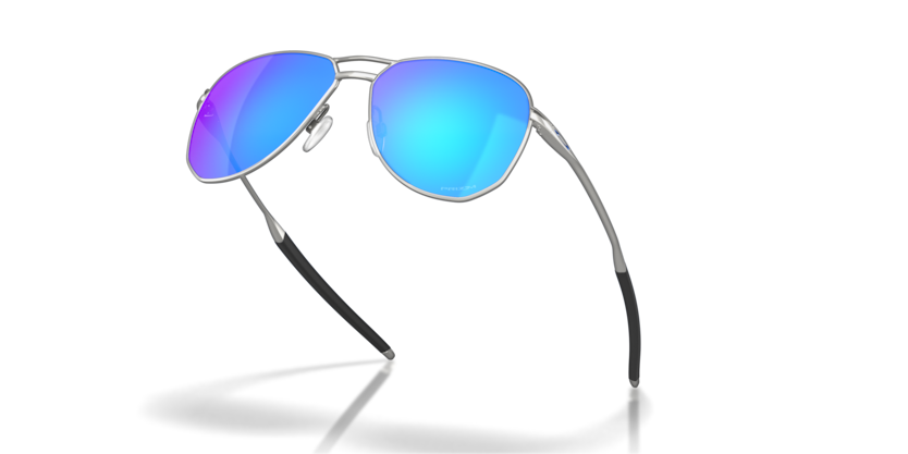 Oakley OO4147 Contrail Satin Chrome Pilot Sunglasses