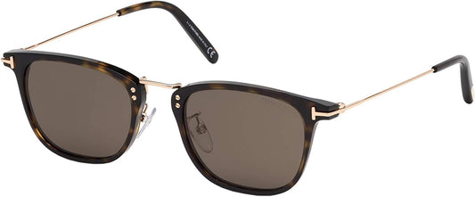 TOM FORD FT0672 Men's Square Brown Sunglasses
