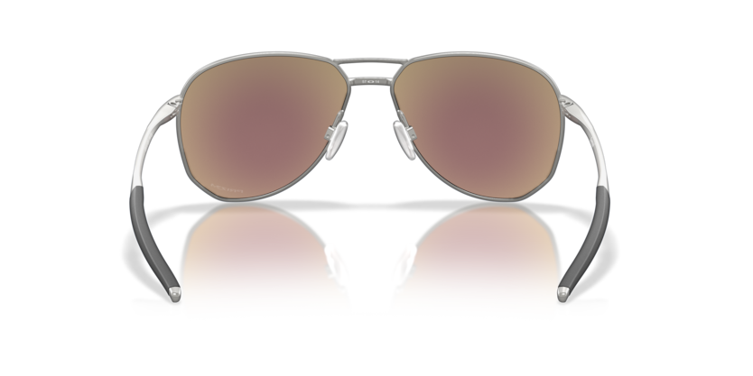 Oakley OO4147 Contrail Satin Chrome Pilot Sunglasses