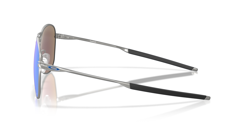 Oakley OO4147 Contrail Satin Chrome Pilot Sunglasses